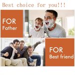 Straight Shaving Razor - Gold Private Label Sandalwood Stainless Steel Barber Tool