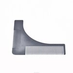 Stainless Steel Beard Comb - 2-Sided Right Angle Shaping Laser Home Grooming Tool