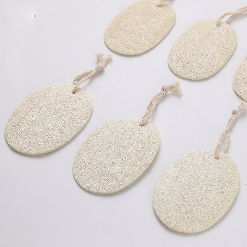 Loofah Dish Brush - Natural Kitchen Scrubber Sponge Effective Dish Cleaning Tool