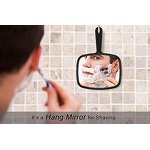 Handheld Makeup Mirror - Professional Premium Handle Distortion-Free Black Tool