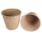 Biodegradable Seed Pot - 8cm Fiber Peat with Seed Garden Plant Growth Tool