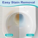 Long Handle Pumice - No Touch Replaceable Toilet Bathtub Pool Cleaning Tool