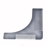 Stainless Steel Beard Comb - 2-Sided Right Angle Shaping Laser Home Grooming Tool