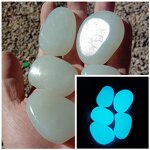 Glow in the Dark Stone - Wholesale 4.5cm Luminous Pebble Outdoor Garden Decor