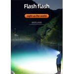 Aluminum LED Flashlight - Waterproof USB Charging IP65 Strong Light Torch Tool