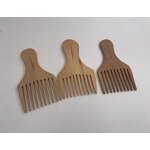 Bamboo Pocket Comb - Natural Custom Wide Tooth Wholesale Grooming Tool