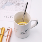 Telescopic Straw Set - Aluminum Case Stainless Steel Reusable Bar Accessory