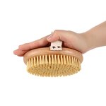 Beech Sisal Brush - Natural Dry Massage Spa Scrubber Premium Bath Tool