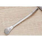 Yerba Mate Straw - Reusable Stainless Steel Bubble Tea Bar Mat Spoon Tool