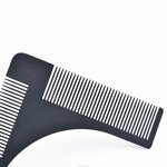 Stainless Steel Beard Comb - 2-Sided Right Angle Shaping Laser Home Grooming Tool