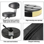 Salon Barber Stool - Rolling Lift High-footed Round Swivel Chair Home Tool