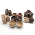 Wood Car Diffuser - Round Aromatherapy Essential Oil Home Office Freshener Tool