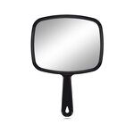 Large Hand Mirror - Salon Barber Hairdressing Clear Ergonomic Hanging Hole Tool