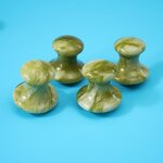 Jade Mushroom Roller - Portable Stone Eye Neck Handheld Facial Relax Tool