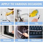 Crevice Cleaning Brush - 4Pcs Bristle Multifunctional Kitchen Bathroom Grout Tool