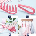 Wide Tooth Comb - Custom Logo Curling Shark Salon Hairdressing Styling Tool