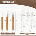Crochet Hook Set - Sisterlocks Dreadlocks Hair Extension Weave Needle Tool
