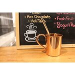 Gold Metal Straw - Wholesale Reusable Wood Case Drinking Bar Accessory Logo