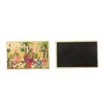 Fridge Magnet Manufacturer - Free Sample Painting Rocks Frosted Glass Office Home Decoration Custom