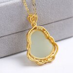 Jade Pendant Necklace Manufacturer - Lucky Green Amulet Jewelry Gift for Women Men Unisex