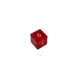 Gemstone Dice Manufacturer - 7 Pcs Red Crystal Custom 8 Side with Cuspate Edge