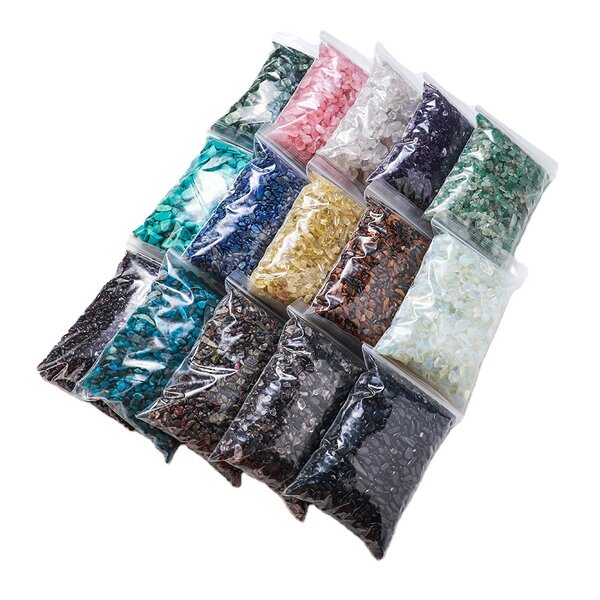 Crystal Diffuser Rock Stones Manufacturer - Factory Price Irregular Rose Massage Essential Oil Gift