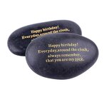 Word Stone Manufacturer - Factory Price Natural Pebbles Laser Engraved 6-8 CM