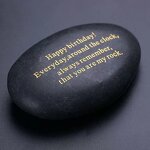 Worry Stone Manufacturer - Father's Day Natural Pebbles Chakra Massage Healing Energy Word Stone
