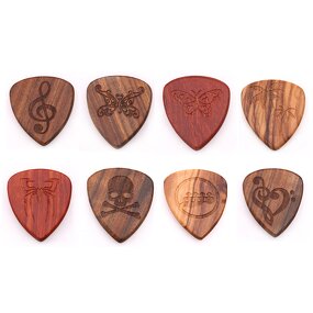 Guitar Picks Manufacturer - Wood 2.5 mm Custom Logo Factory Music Accessories Gift