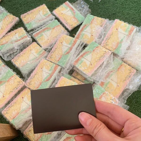 Fridge Magnet Manufacturer - Manufacturer Custom Natural Marble Word Stone With Magnet Printed