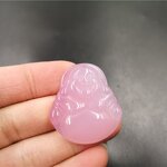 Jade Buddha Pendant Manufacturer - 2023 New Design Wholesale Lucky Pink/White Talisman