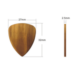 Guitar Pick Manufacturer - Wholesale Stone Wood Marple 2.5 mm Custom Logo Accessories Gift