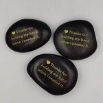 Word Rock Stones Manufacturer - Valentine's Day Gift Natural Stone Engraved Custom Logo Healing