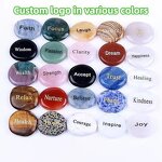 Pocket Stones Manufacturer - Valentine's Day Gift Bulk Natural Gemstone Engraved Inspirational Words