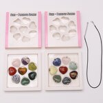 Stone Pendant Necklace Manufacturer - Wholesale Natural Crystals Chakra Beads Heart Shape