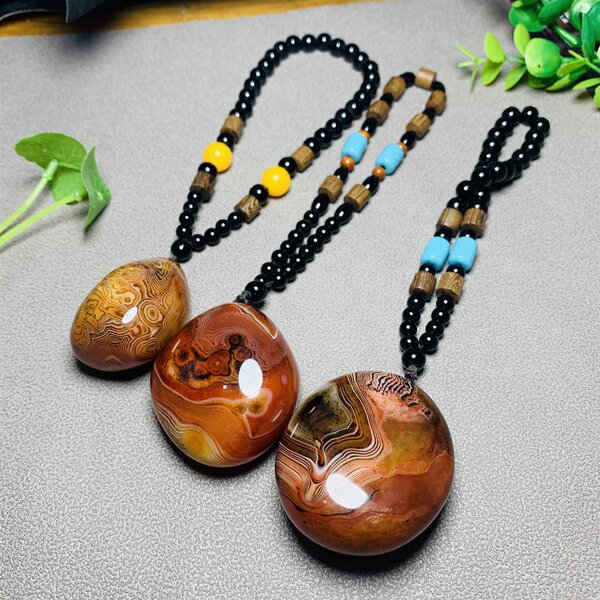 Agate Stone Pendant Manufacturer - Miss Stone Tear Drop Glossy for Jewelry Making