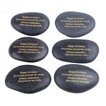Word Stones Manufacturer - 10 Years Factory Supply Cheap Glass Laser Engraved Inspirational