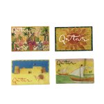 Fridge Magnet Manufacturer - Free Sample Painting Rocks Frosted Glass Office Home Decoration Custom