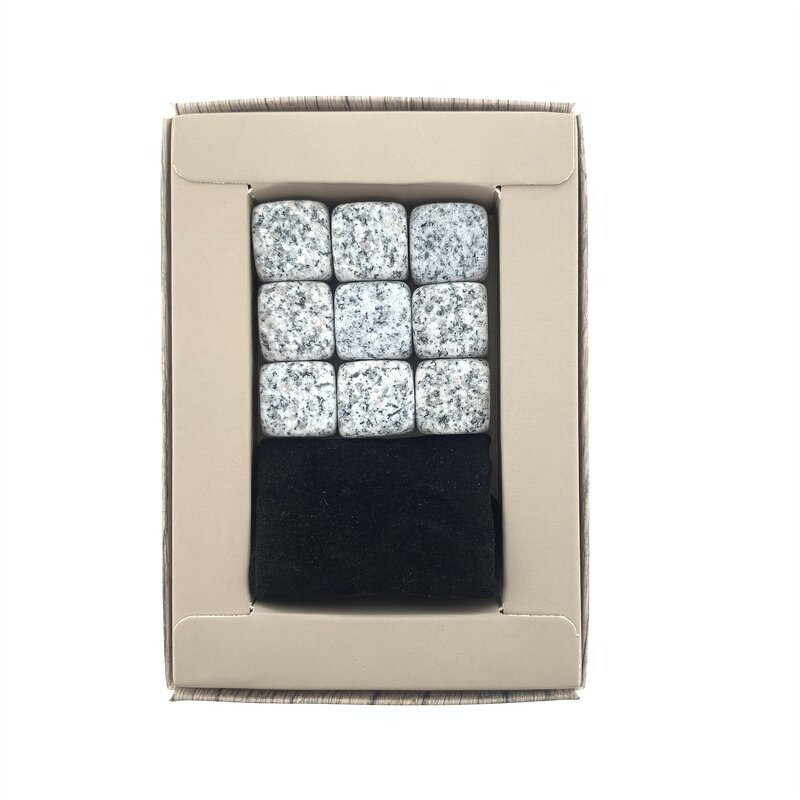 Whiskey Cooler Stone Sets Manufacturer - Hot Selling Natural Marble Ice Wine Frozen