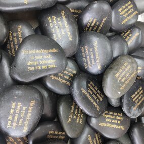 Worry Stone Manufacturer - Father's Day Natural Pebbles Chakra Massage Healing Energy Word Stone