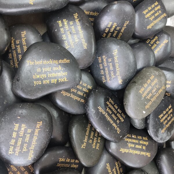 Worry Stone Manufacturer - Father's Day Natural Pebbles Chakra Massage Healing Energy Word Stone