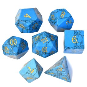 DND Dice Sets Manufacturer - Chinese Factory Direct Gemstone Custom Colorful Handmade Table Games