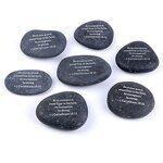 Word Stones Manufacturer - Factory Directly Selling Engraved Polished Palm Inspirational 4-6 CM