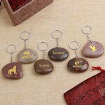 Keychain Manufacturer - Wholesale Folk Craft Natural Healing Crystals Rose Quartz Dildo Carving