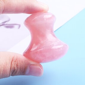 Gua Sha Stone Manufacturer - Custom Logo & Size Natural Mushroom Crystal Jade Face Eye Massager