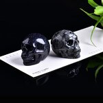Crystal Skull Sculpture Manufacturer - Natural Carved Realistic Reiki Gemstone Collectible Necklace