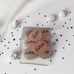 Wholesale Hand Carved for Christmas Gift Mascot Technique  Natural Clear Rose Quartz Amethyst  Crystal Hearts Stone