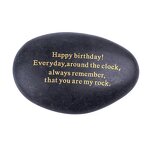 Word Stone Manufacturer - China Wholesale Engraved Rock Inspiration Polished Pebble for Gift