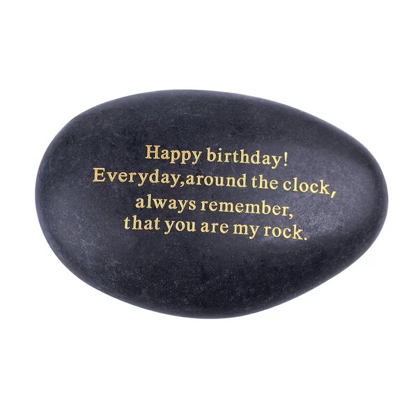 Word Stone Manufacturer - China Wholesale Engraved Rock Inspiration Polished Pebble for Gift