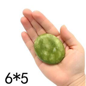 Gua Sha Stone Manufacturer - 5*6 CM Anti-Wrinkle Xiuyan Heated for Facial Scraping Body